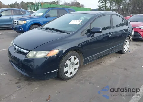 2008 Honda Civic Lx z USA, uszkodzony, nr VIN 1HGFA16518L098807